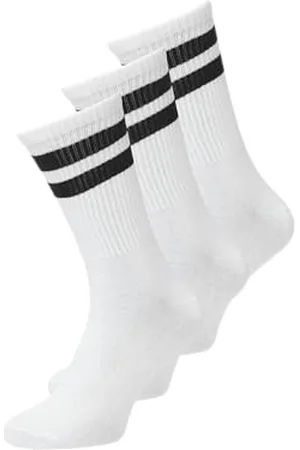 JACK & JONES JACTRAVIS TENNIS SOCK 3 PACK NOOS, Weiß, Einheitsgröße