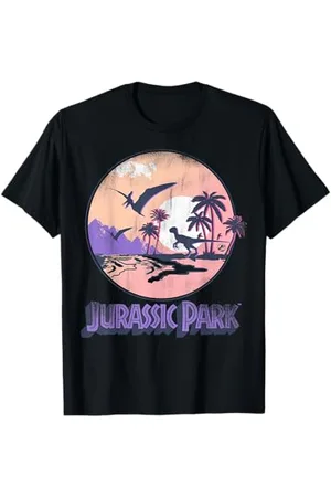 Jurassic Park Destination Island Retro T-Shirt