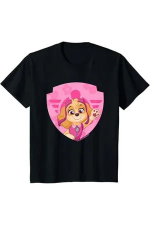 Paw Patrol Kinder Skye Big Chest Shield Emblem T-Shirt