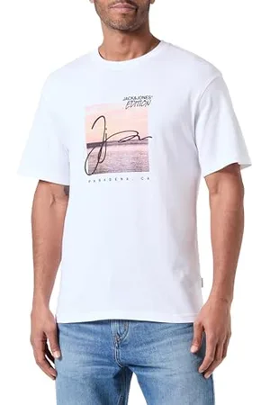 JACK & JONES JACK&JONES Herren JORARUBA Photo Tee SS Crew T-Shirt, , S