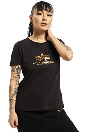 Alpha Industries Damen New Basic T HOL. Print Wmn T-Shirt, , XS