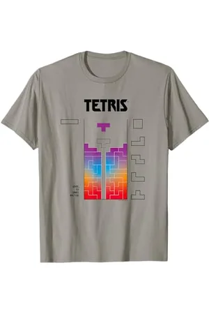 Tetris Color Fade Spielkunst T-Shirt