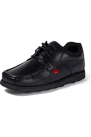 Kickers Fragma15 Lace Lthr Ym Derbys, (Black), 37 EU
