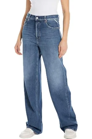 Replay Damen Jeans Cary Rose Label, (Blau), 30W / 34L