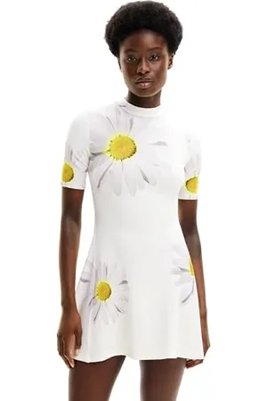 Desigual Vest_Margaritas, 1000 Blanco, XL