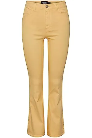 Pieces® Damen Pcpeggy Flared Hw Colour Noos Bc Jeans, , XS EU