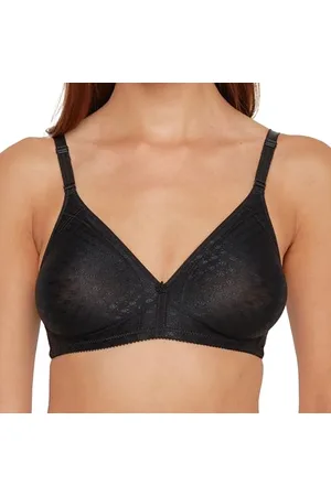 Susa BH ohne Bügel Topsy , Blickdichter BH mit nahtlos vorgeformten Cups , Gemoldeter BH mit kleiner Blume , Idealer Atmungsaktivität & hoher Stabilität