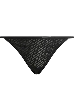 HUGO BOSS Damen B Lace String, Black1, S EU