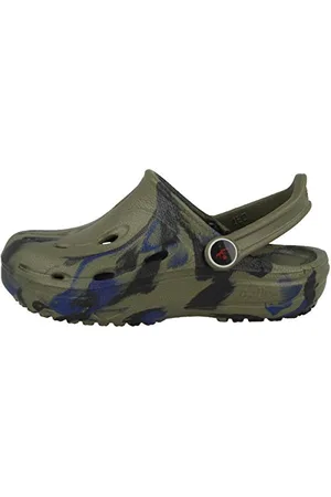 Chung Shi Unisex Kinder DUX Kids Clogs, Khaki/Navy/Schwarz, 20/21 EU (140 mm)
