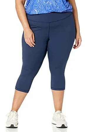 Amazon Damen Active Sculpt Workout Athleisure Capri-Leggings mit hohem Bund (in Übergröße erhältlich), , M