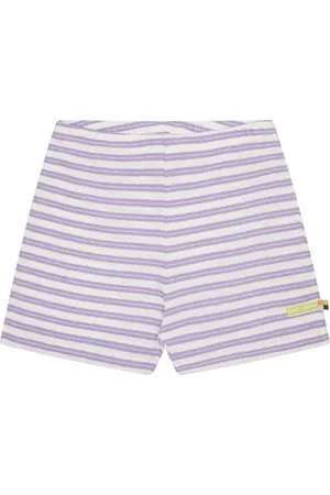loud + proud Short Ringel mit Leinen, aus Bio Baumwolle, GOTS Zertifiziert