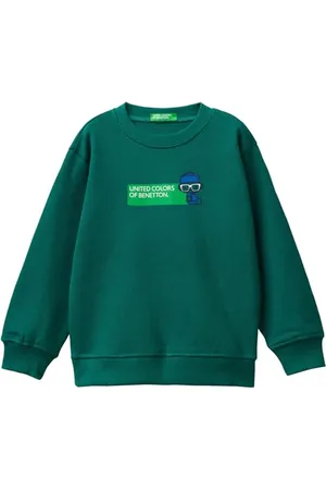 Benetton Maglia G/C M/L 3J70G10F0 Hooded Sweatshirt