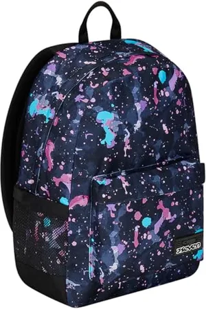 7 for all Mankind Ischoolpack Rucksack, blau und , mit integrierter Powerbank und USB-Anschluss, Trinkflaschenfach, gepolsterter Schulranzen, Mädchen und Jungen, für Schule Sport Freizeit