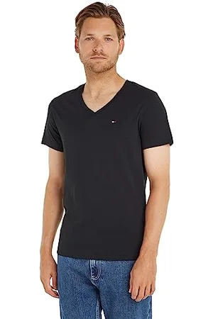 Tommy Hilfiger Herren Tjm Original Jersey V Neck Tee Dm0dm04410 Kurzarm Strickoberteile, , S EU