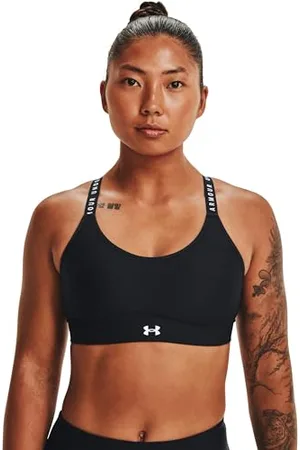 Under Armour Damen Infinity Mid Impact Bra Weste, Undurchsichtige, , M