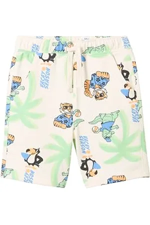 TOM TAILOR Jungen Kinder Sweatshorts mit Muster , multicolor vacation friends, 92/98