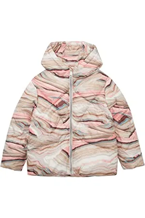 TOM TAILOR Mädchen Kinder Winterjacke mit Kapuze 1033337, Pink, 92-98