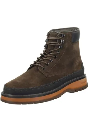 GANT FOOTWEAR Herren CLAFTON Stiefelette, Dark Brown, 42 EU