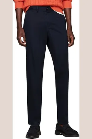 Tommy Hilfiger Herren Chino Hose Harlem Tapered Fit, Blau (Desert Sky), 32W/30L