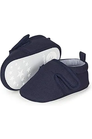 Sterntaler Jungen Baby-krabbelschuh Leder Flache Hausschuhe, Blau ( 300), 21-22 EU