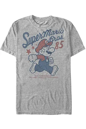 Nintendo Herren Super Mario Running Profile 1985 T-Shirt, , L