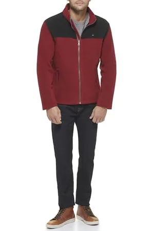 Tommy Hilfiger Herren Lightweight Polar Fleece Jacket Fleecejacke, , L