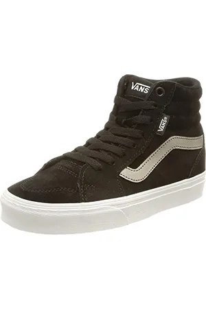 Vans Filmore Hi Damen-Sneaker, Wildleder Metallic Black Hämatit, 38 EU