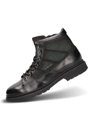 Bugatti Herren-331-AOW30-1019-1071-Stiefel Kaltfutter,black/dark green,40