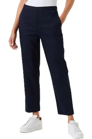Tommy Hilfiger Damen Stoffhose Travel Slim Straight Pant Knöchelfrei, , 32