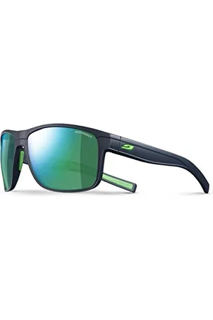 Julbo Herren Renegade Sonnenbrille, Dunkelblau/Grün, Einheitsgröße