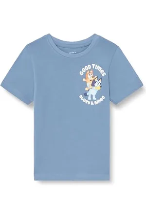 NAME IT Jungen Nmmabram Bluey Ss Top Sky, , 86
