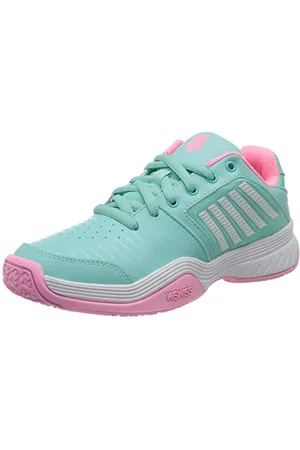 K-Swiss Dunlop Herren KS TFW COURT EXPRESS OMNI-ARUBA BLUE/PINK/WHITE-M Sneaker, 38 EU