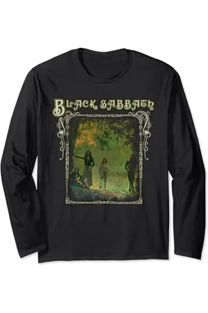 Black Sabbath Schwarzes Sabbath Band Portrait Langarmshirt