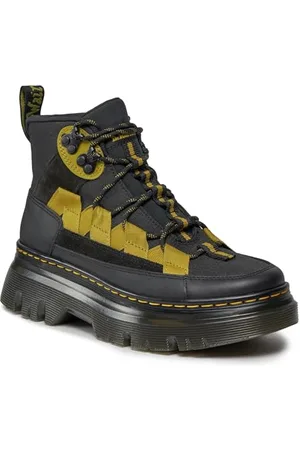 Dr. Martens Unisex 8 Eye Boots, Black Lapstone & Black Poly Rip Stop, 42 EU
