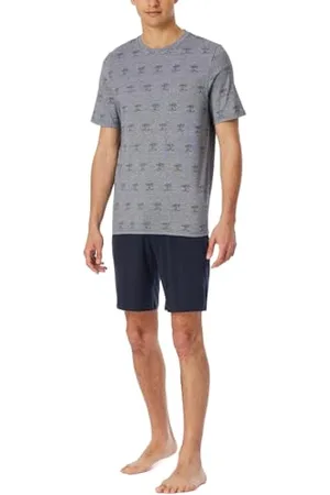 Schiesser Herren Schlafanzug kurz Rundhals-95/5 Nightwear Pyjamaset, , 48