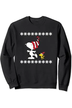 Peanuts Snoopy and Woodstock Feiertags-Skate Sweatshirt