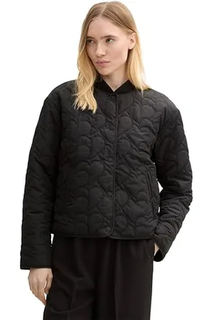 TOM TAILOR Damen Bomberjacke mit Herz-Steppung, , L