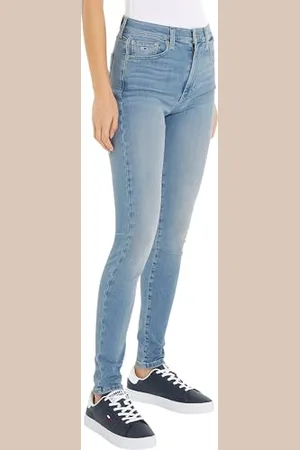 Tommy Hilfiger Damen Jeans Hose Sylvia Skinny Fit, Blau ( Light), 27W/28L