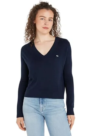Tommy Hilfiger Damen Pullover V-Ausschnitt, , L