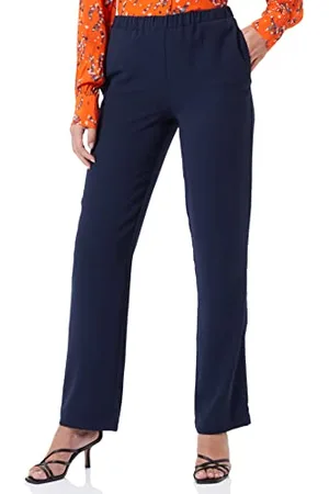 Seidensticker Damen Hose - Fashion Hose - Regular Fit - tailliert - Bügelleicht - Langarm,Blau,38