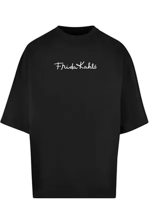 Merchcode Herren T-Shirt Frida Kahlo - Logo Frame Huge Tee, Oversized Fit, Cotton 100%, 3XL