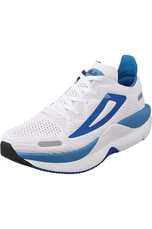 Fila Herren SHOCKET Run Laufschuh, White-Lapis Blue, 47 EU