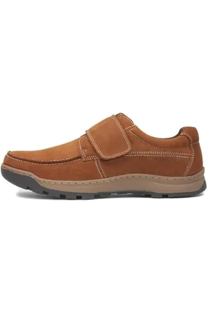 Hush Puppies Casper Klassische Herren-Schuhe mit Touch-Verschluss, , 43 EU