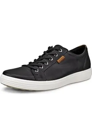 Ecco Herren Soft 7 Sneaker, BLACK, 39 EU