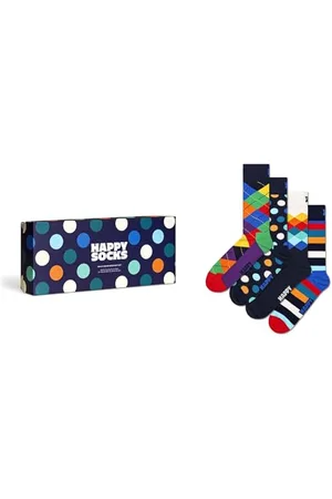 Happy Socks Unisex 4-pack -color Gift Set, , 41-46 EU