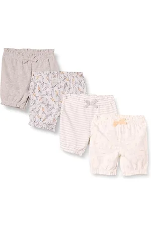 Amazon Baby Mädchen Pumpshorts, 4er-Pack, , 0-3 Monate