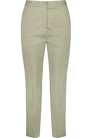 Gerry Weber Damen Schmale 7/8 Hose unifarben 7/8 Länge 34