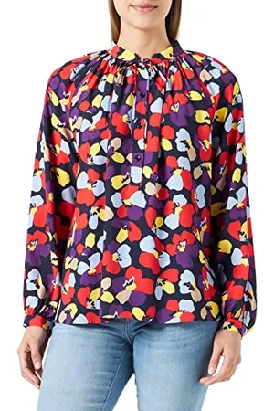 Seidensticker Damen Regular Fit Langarm Bluse, , 36