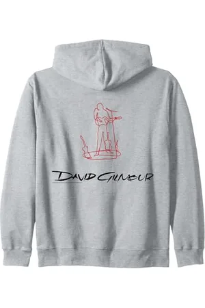David Gilmour Line Art Kapuzenjacke