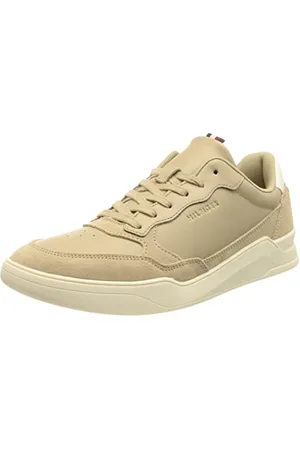 Tommy Hilfiger Herren Cupsole Sneaker Elevated Cupsole Leather Mix Schuhe , , 42 EU